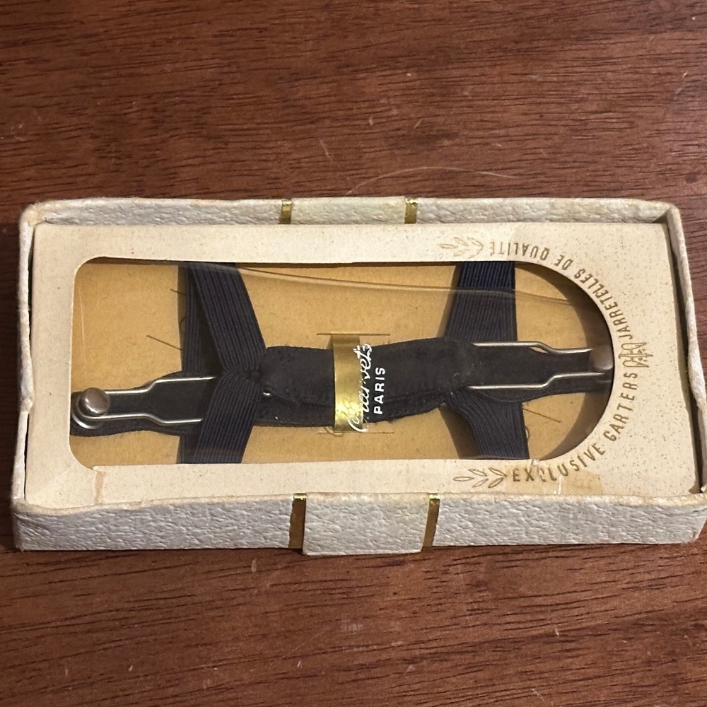 Charvet France Vintage Elastic Sock Garters